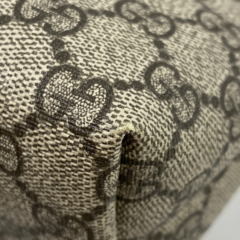 Gucci brown handbag canvas beige tote GG bag